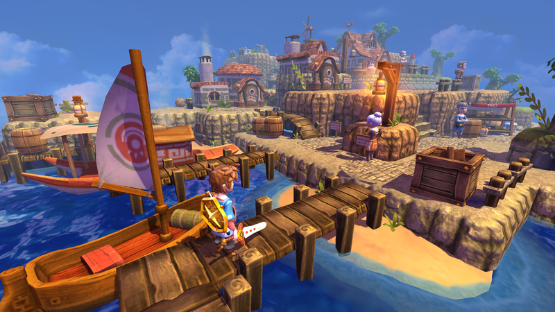 The island of Tikarel serves as a central hub in the game.
